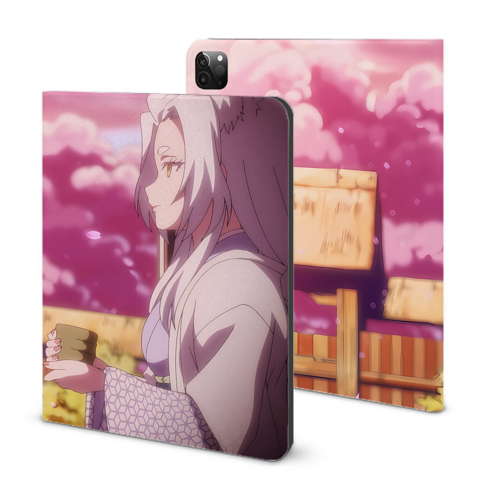 （画像用） 転スラ Regarding Reincarnated to Slime IPadケース ペンホルダー付き ブックスタイルデザイン
